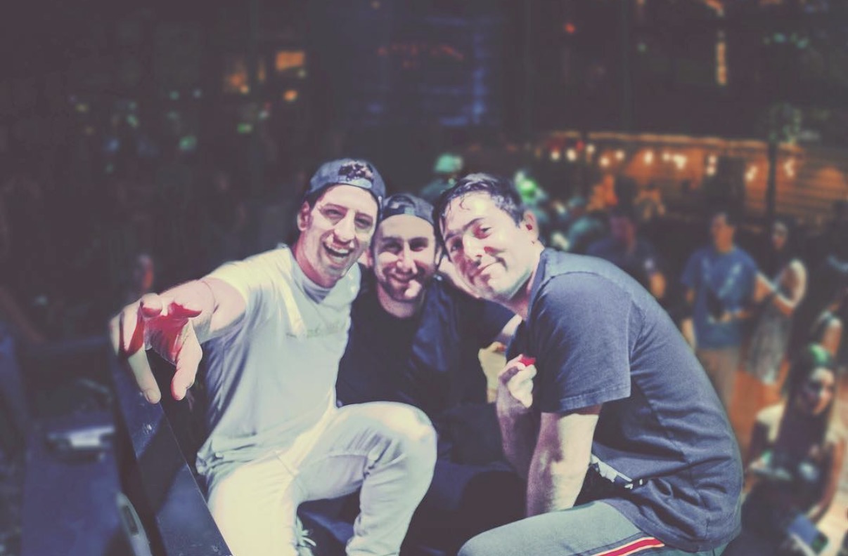 Jordan Miller with the DJ duo Two Friends at Gilt Nightclub in Orlando, where Mixmode opened for them