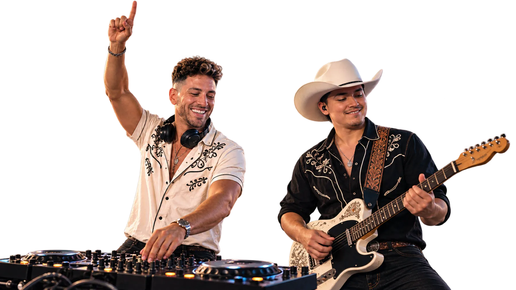 Mixmode: Jordan Miller on the decks and Kristian Cruz on live electric guitar