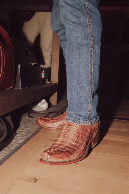 Lucchese boots at the F1 Weekend pop-up