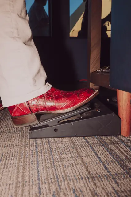 Lucchese boots at the F1 Weekend pop-up
